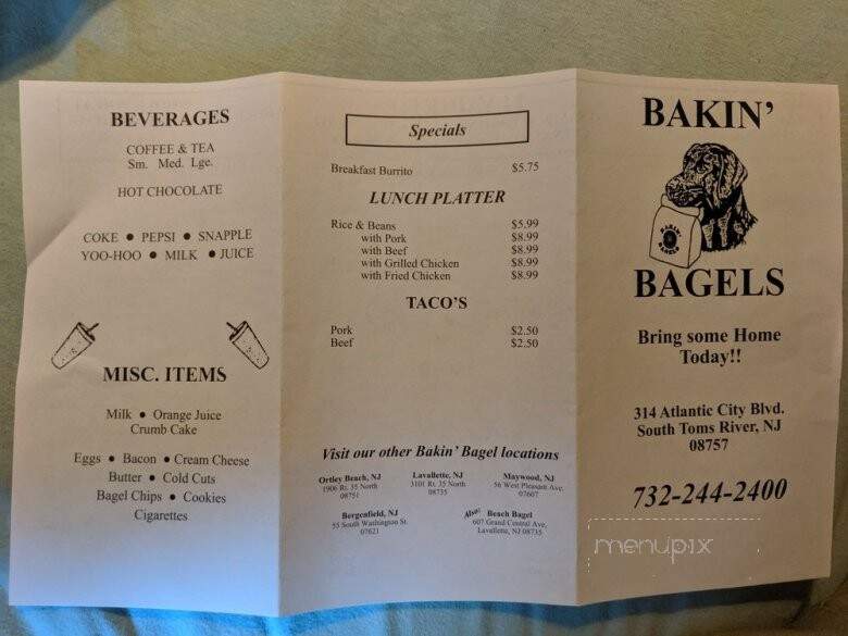 Bakin' Bagels - Toms River, NJ