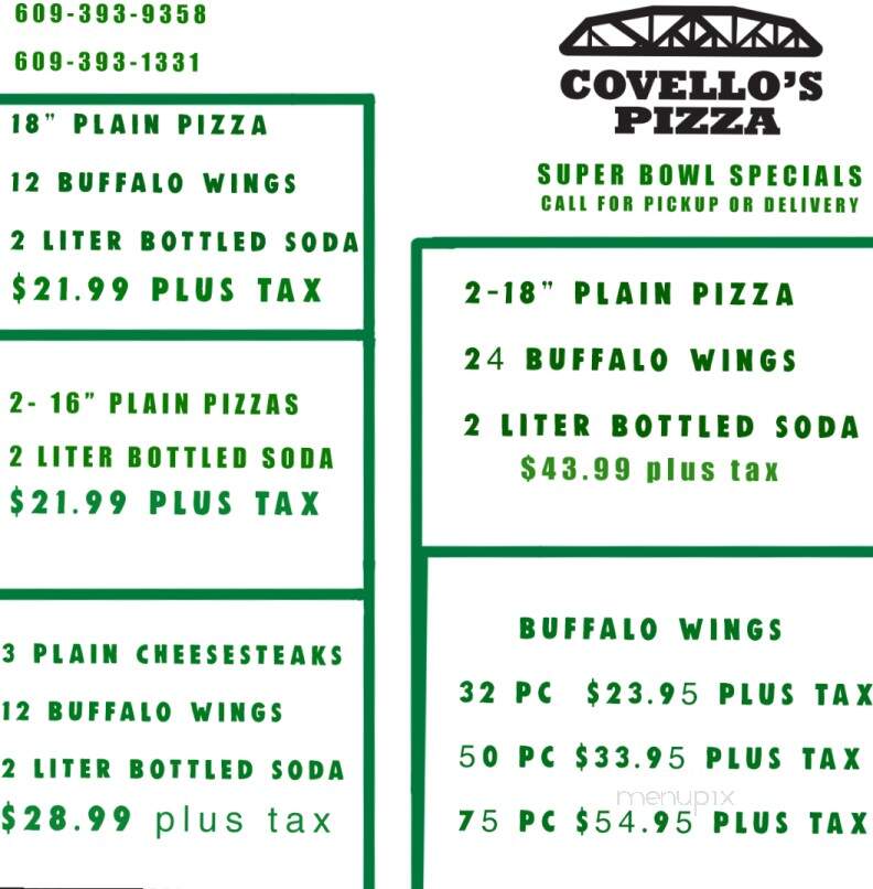 Covello's Pizza & Italian - Trenton, NJ