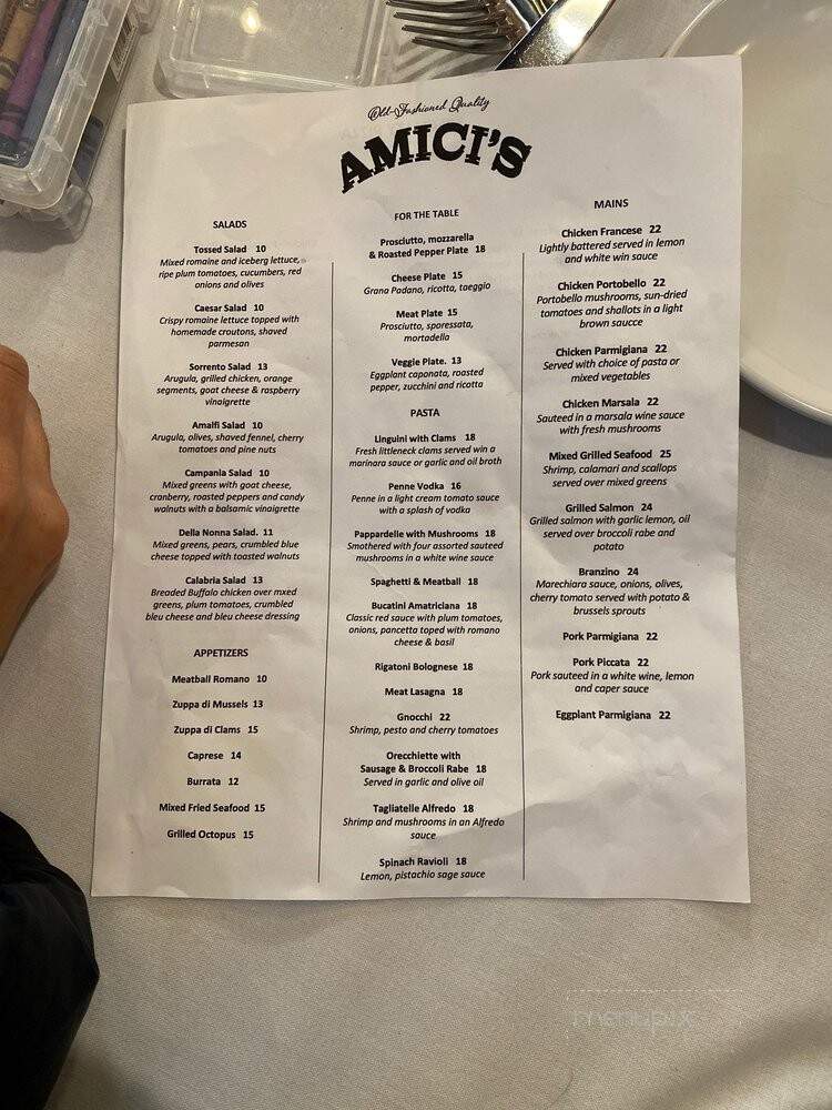 Amici's Pizzeria Restaurant - Maywood, NJ