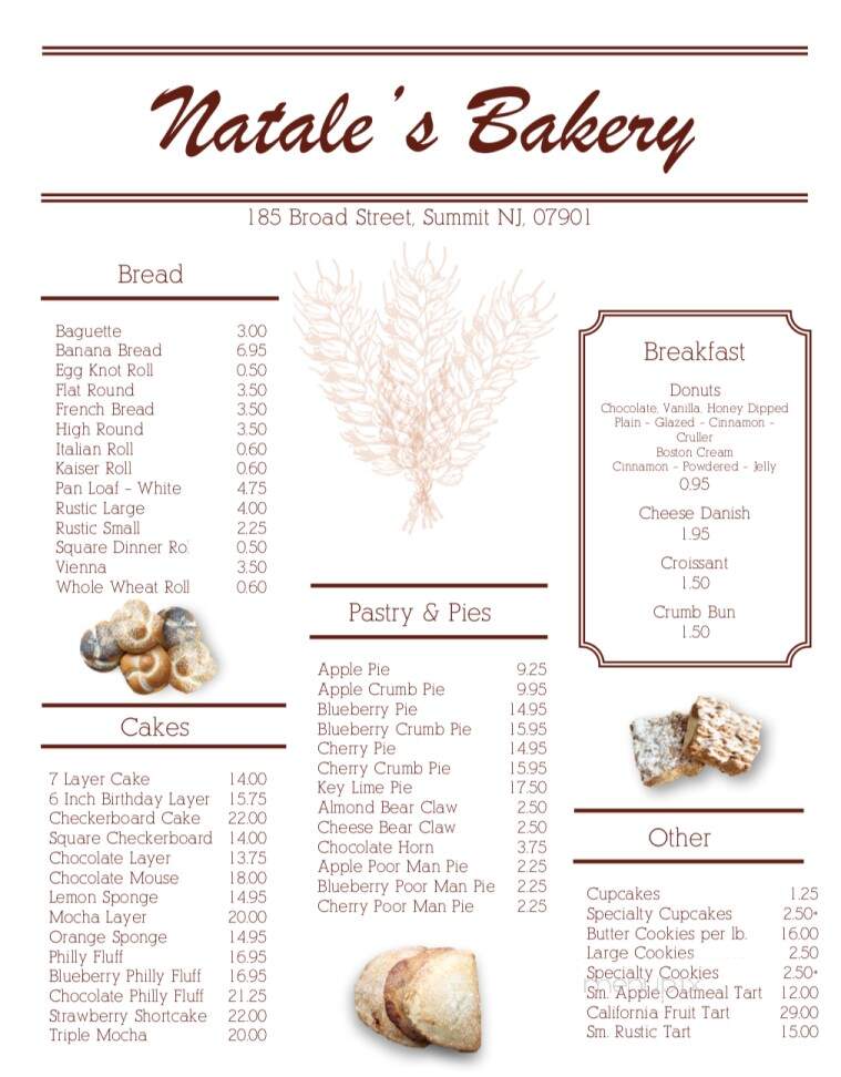 Natale's Summit Bakery - Summit, NJ