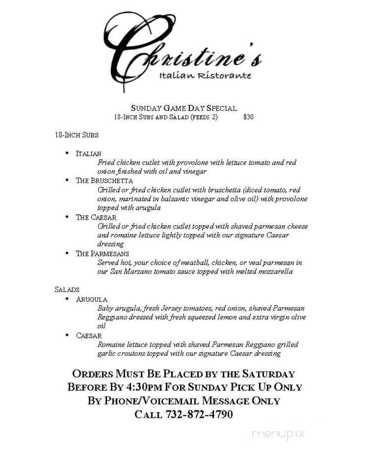 Christines Italian - Atlantic Highlands, NJ