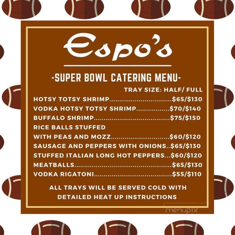 Espo's Restaurant & Bar - Raritan, NJ