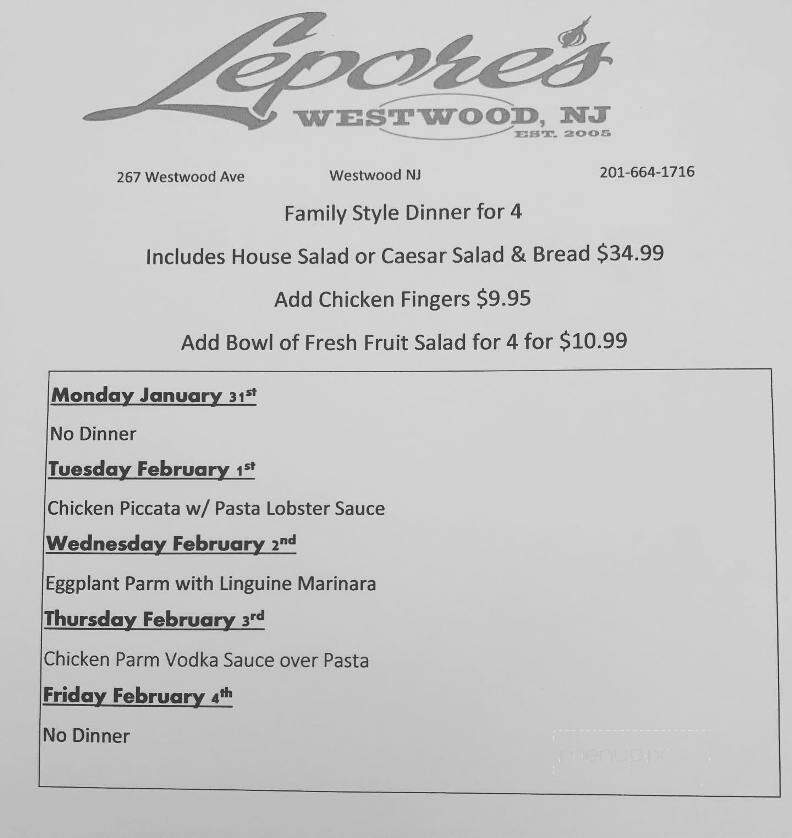 Lepore's Italian Market - Westwood, NJ