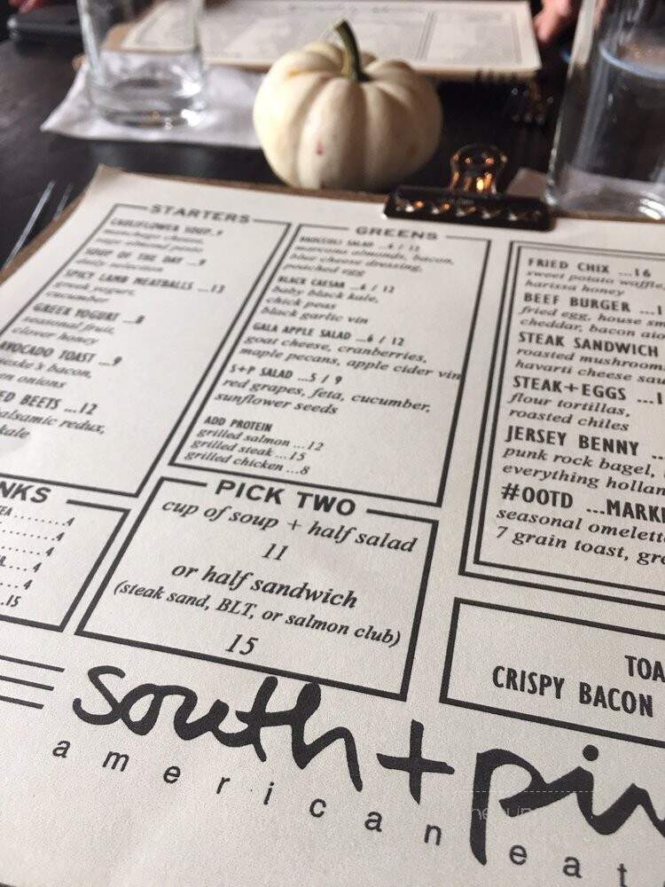 South + Pine American Eatery - Morristown, NJ