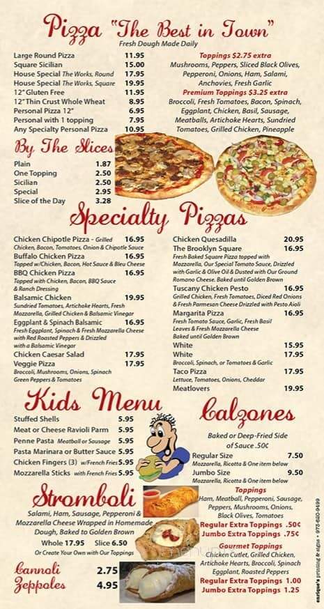 Tj's Pizzeria Cafe - West Milford, NJ