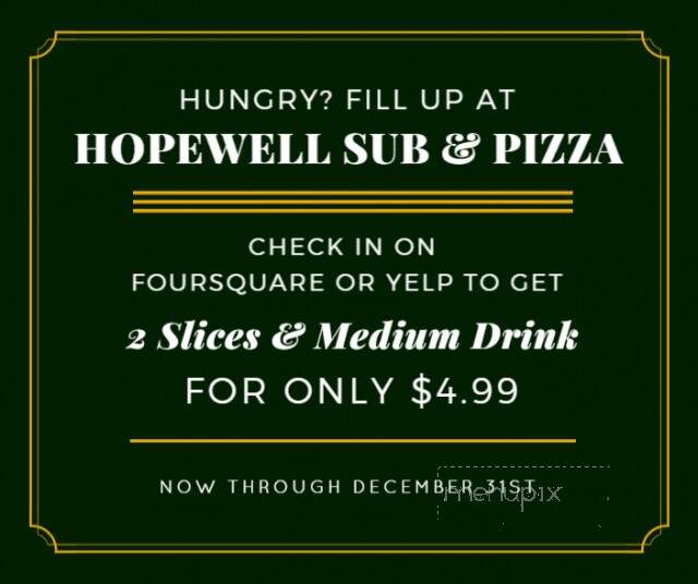 Hopewell Sub & Pizza - Bridgeton, NJ