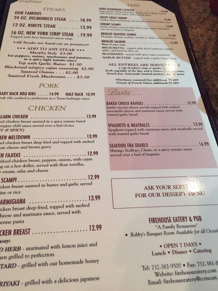 Firehouse Eatery & Pub - Rahway, NJ