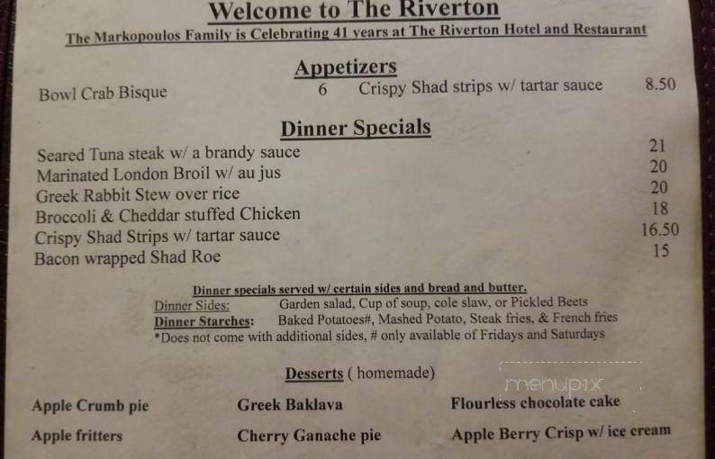 Riverton Hotel & Restaurant - Bangor, PA