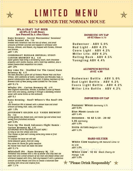 Kc's Korner Restaurant Tavern - South Plainfield, NJ