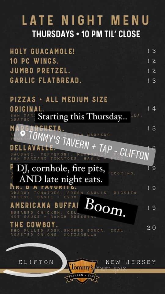 Tommy's Tavern & Tap - Clifton, NJ