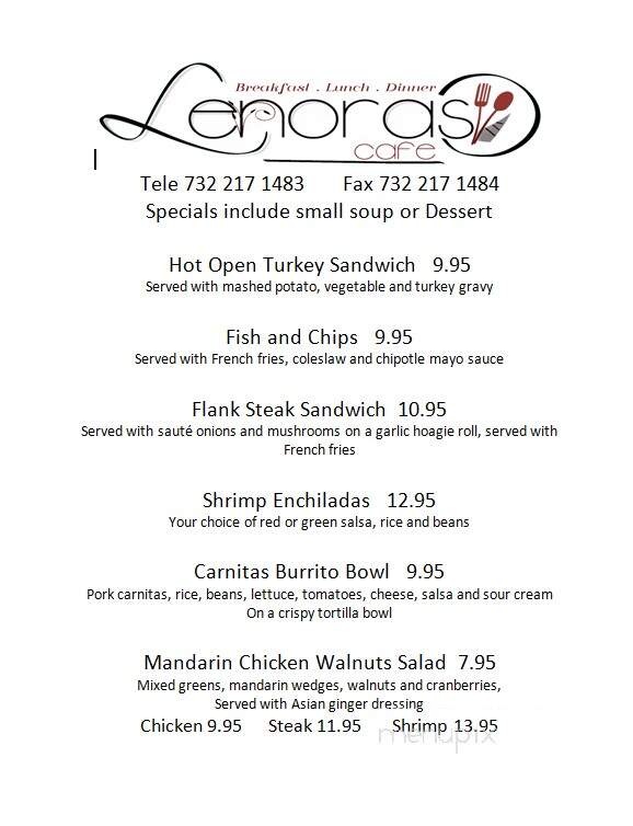 Lenora's Cafe - Keyport, NJ