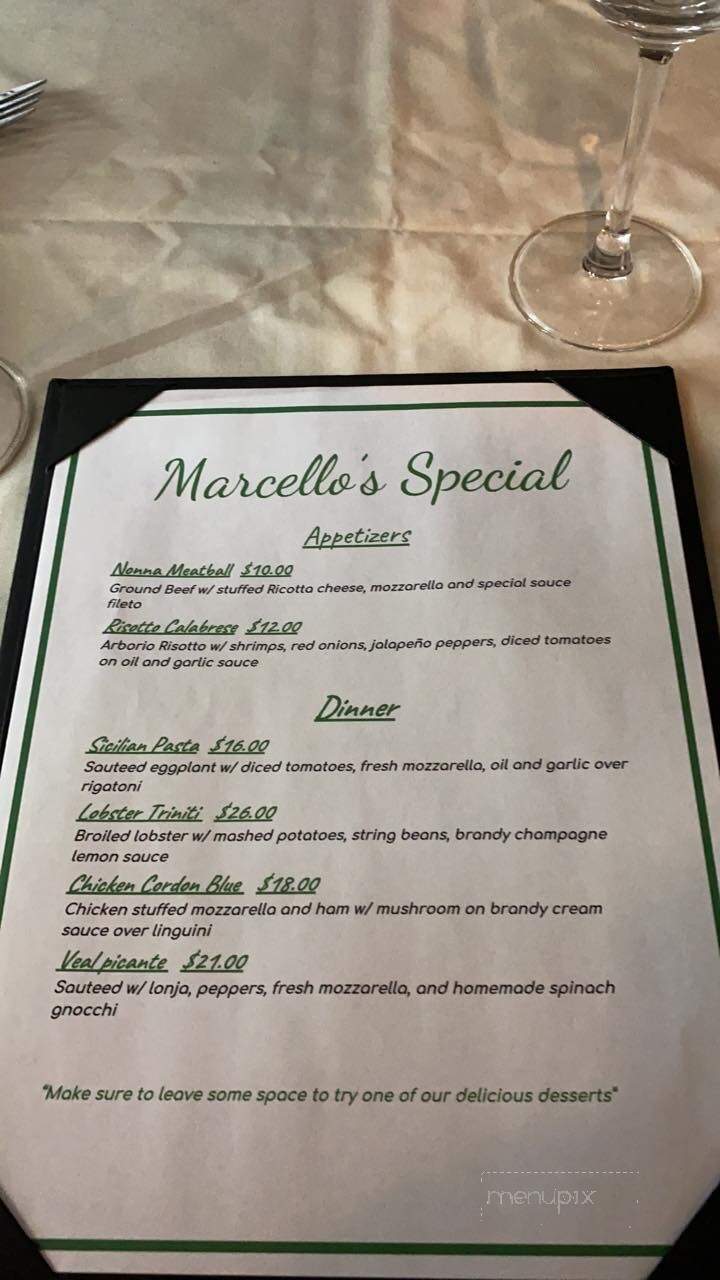 Marcello's Restaurant - Hammonton, NJ