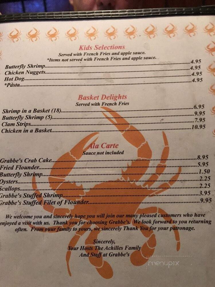 Grabbe's Seafood Restaurant - Westville, NJ