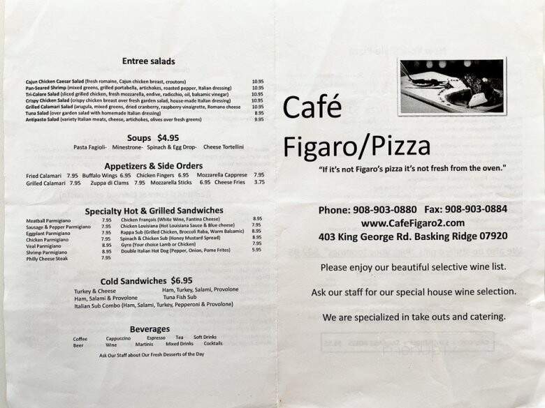 Cafe Figaro - Basking Ridge, NJ