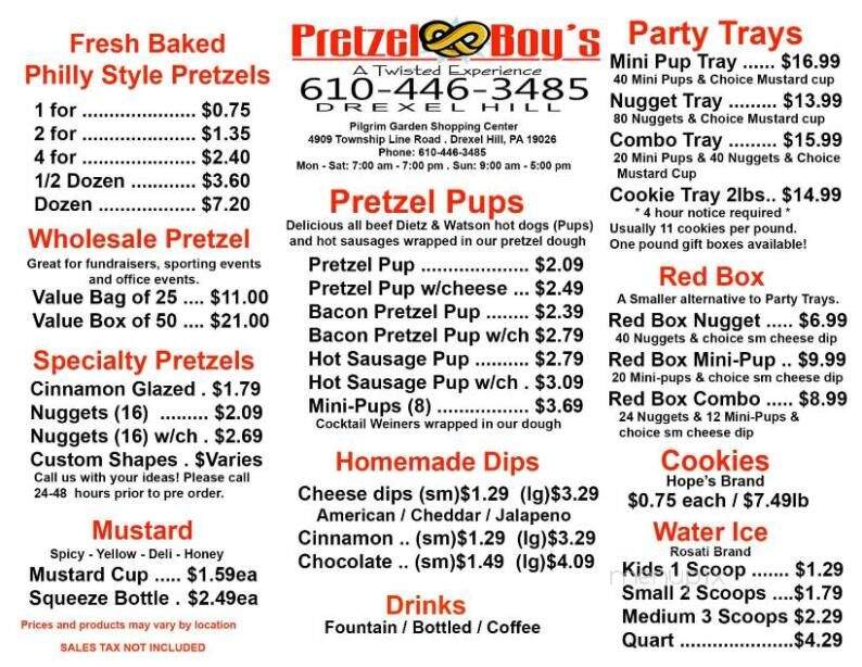 Pretzel Boy's - Drexel Hill, PA