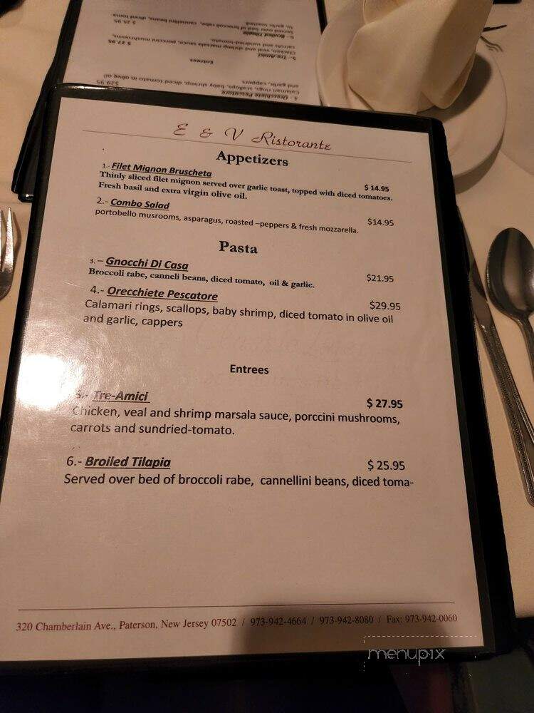 E & V Restaurant - Paterson, NJ