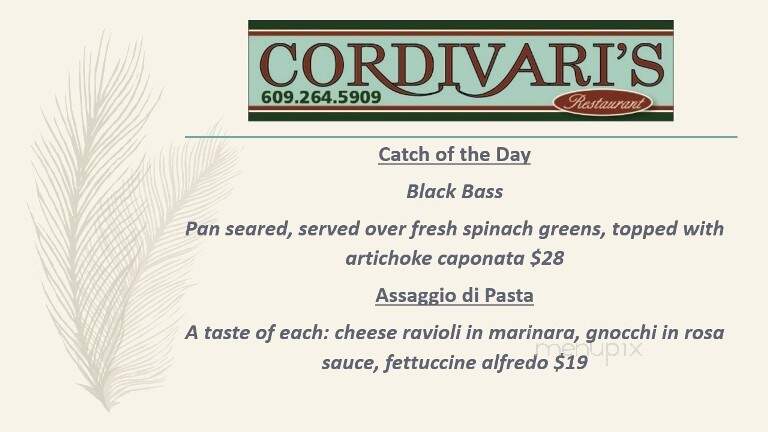 Cordivari's Restaurant - Brigantine, NJ