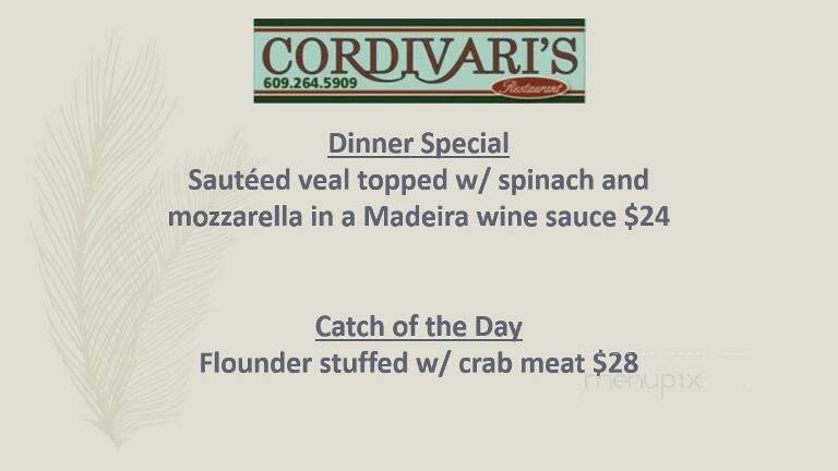 Cordivari's Restaurant - Brigantine, NJ