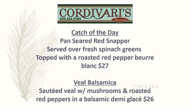 Cordivari's Restaurant - Brigantine, NJ