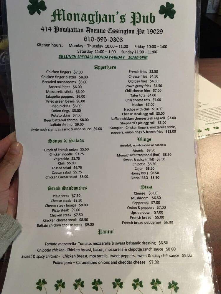 Monaghan's Irish Pub - Essington, PA