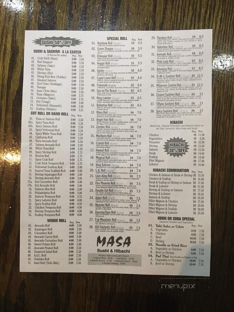 Masa Sushi & Hibachi - Marlboro Township, NJ