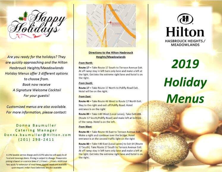 Bistro Six Five Zero - Hilton Hasbrouck and Meadowlands - Hasbrouck Heights, NJ