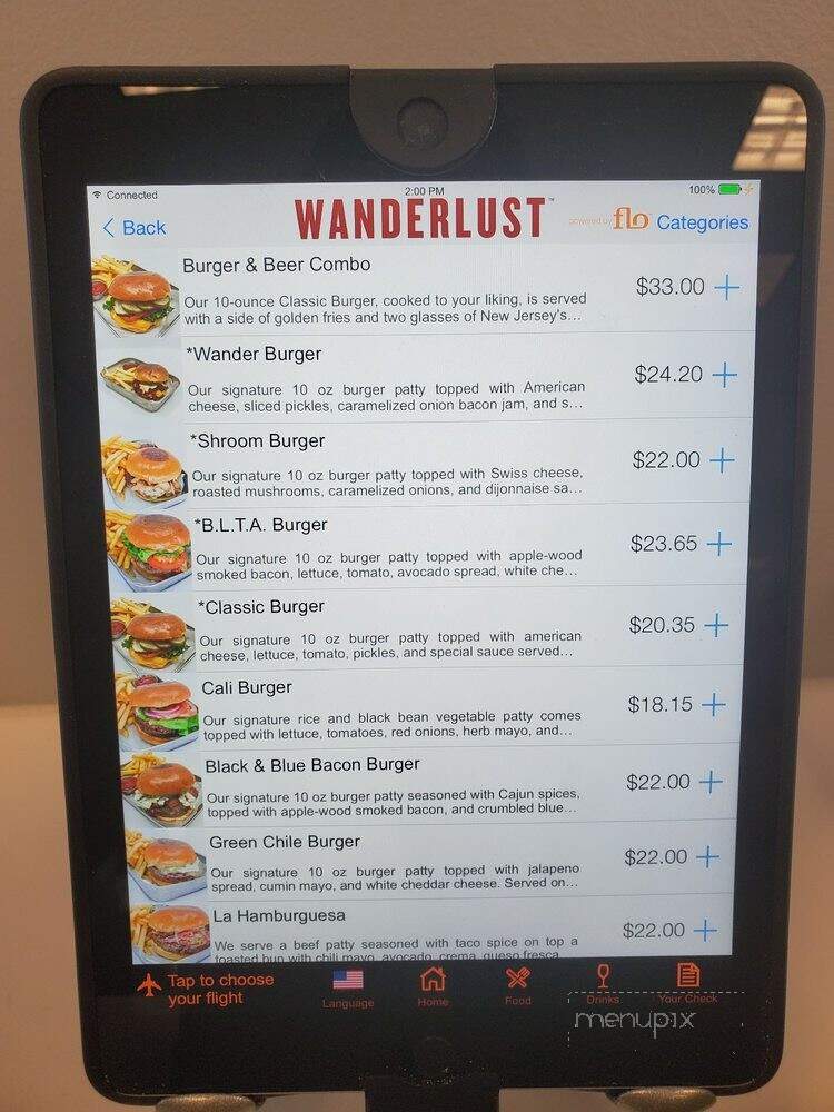 Wanderlust Burger Bar - Newark, NJ