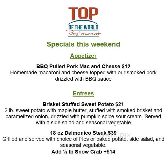 Top Of The World Restaurant - Bushkill, PA