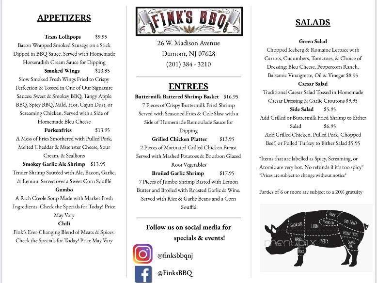 Fink's Smokehouse - Dumont, NJ