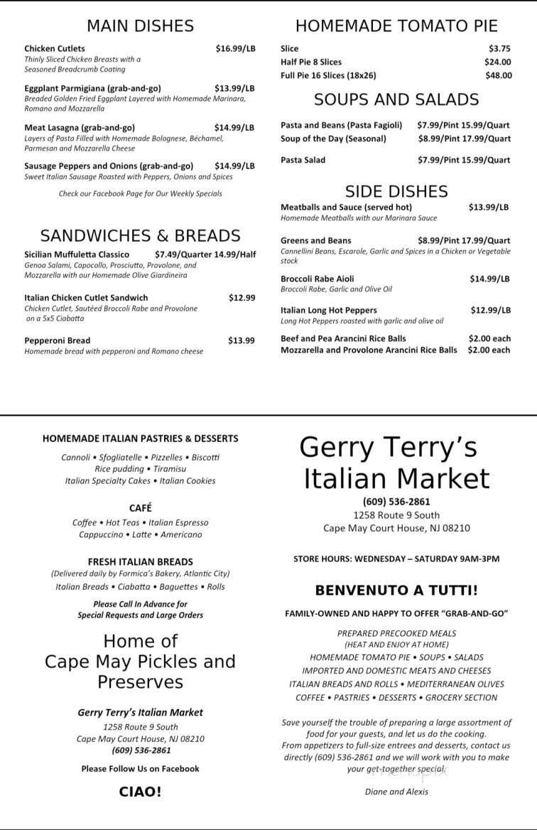 Gerry Terry's Italian Market - Burleigh, NJ