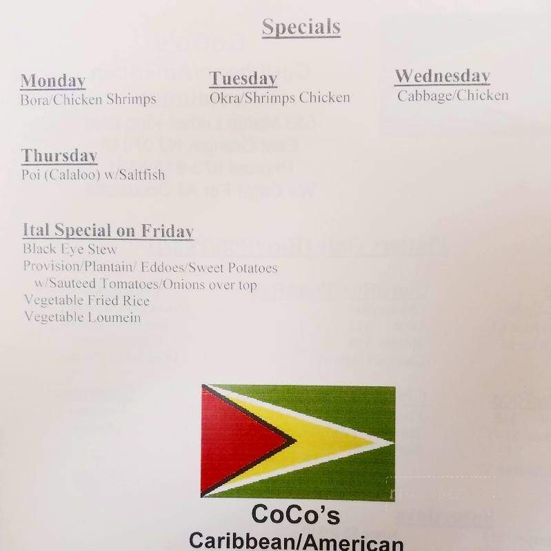 Coco's Caribbean Restaurant - East Orange, NJ
