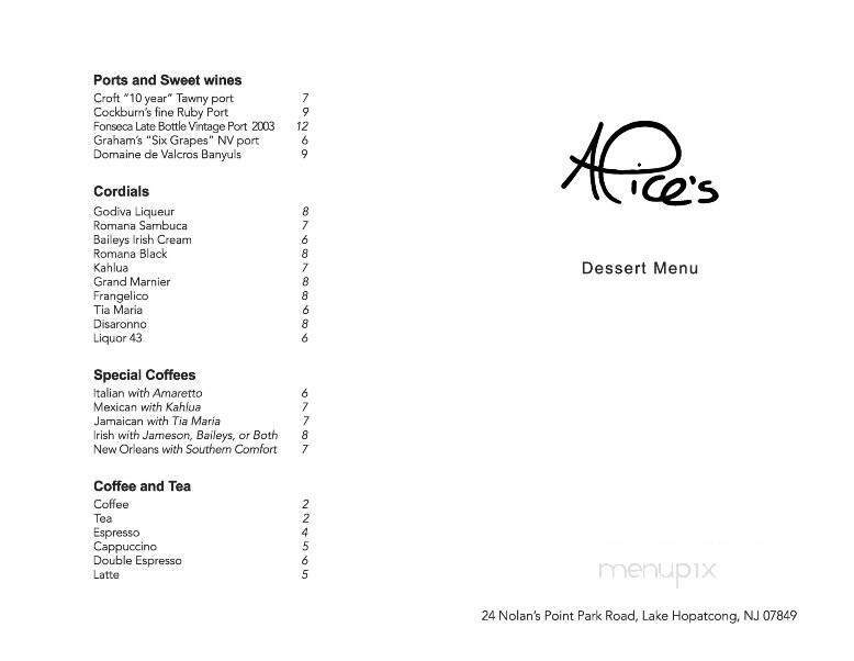 Alice's Restaurant - Lake Hopatcong, NJ