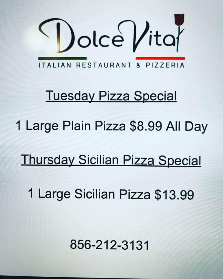 Dolce Vita Italian Restaurant & Pizzeria - Vineland, NJ