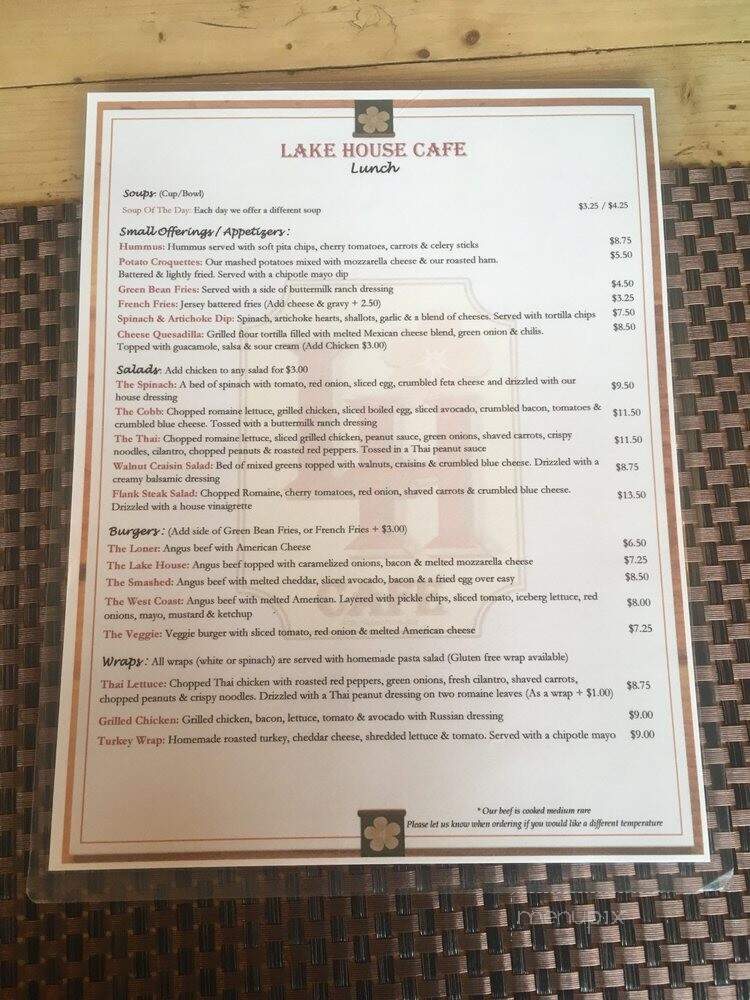 Lake House Cafe - Sparta Township, NJ