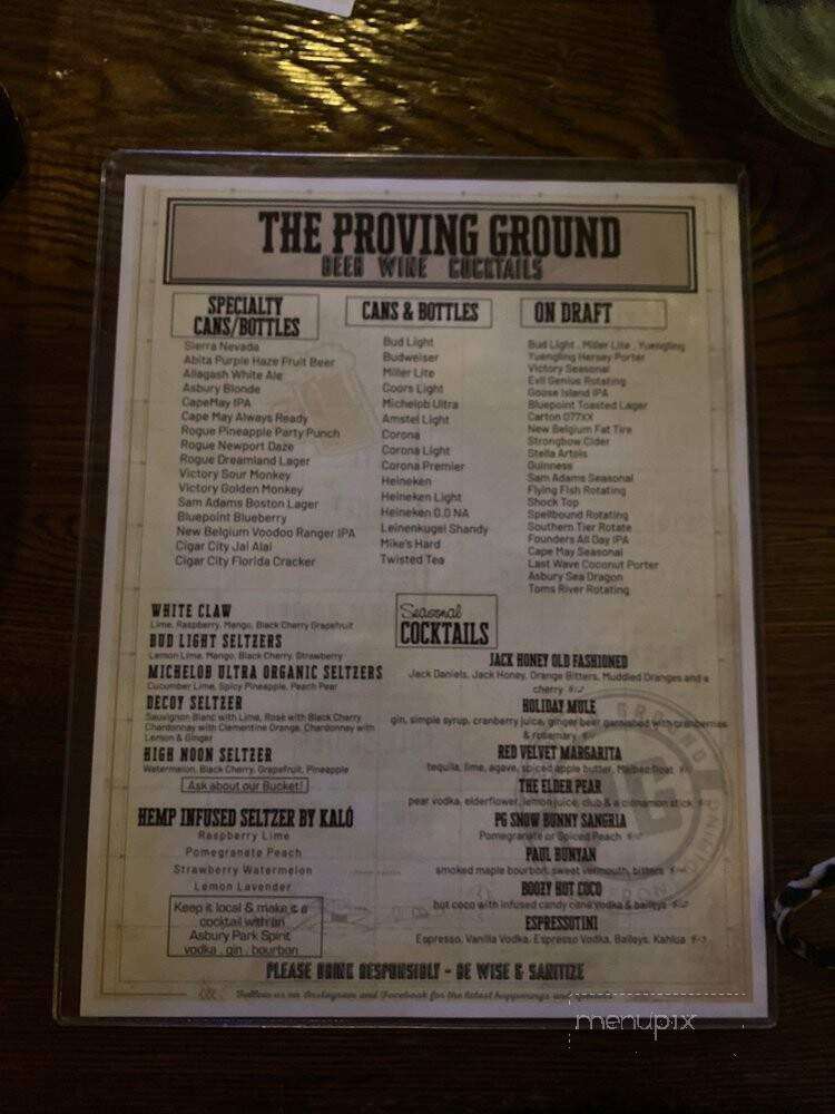 Proving Ground Waterfront Dining - Highlands, NJ