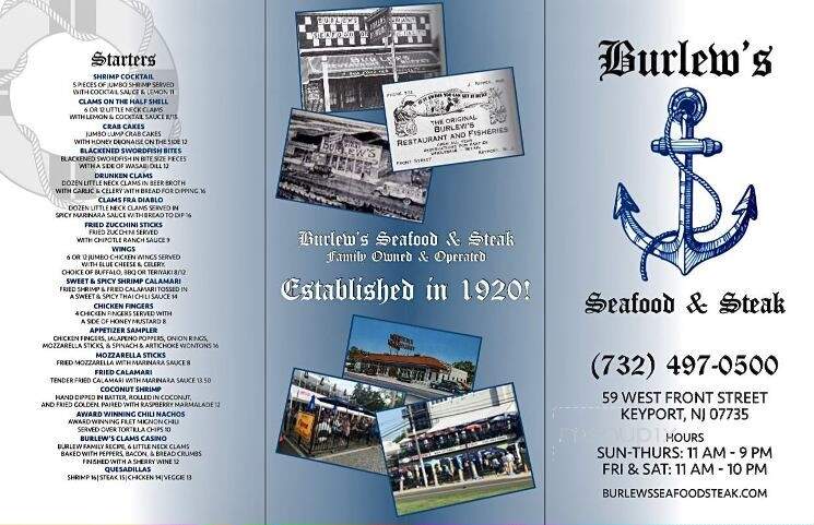 Burlew's Seafood and Steak - Keyport, NJ