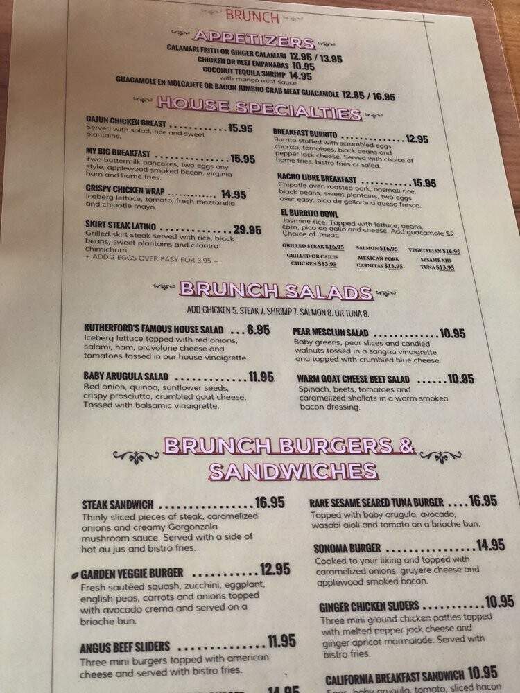 Sonoma Bistro - Rutherford, NJ