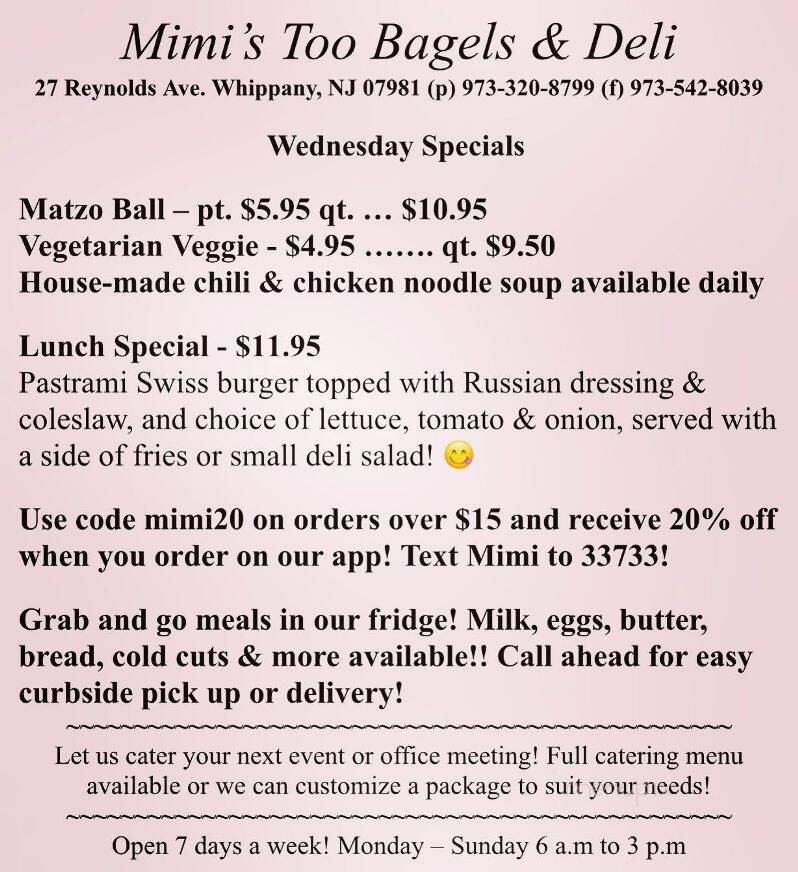 Mimi's Too - Whippany, NJ