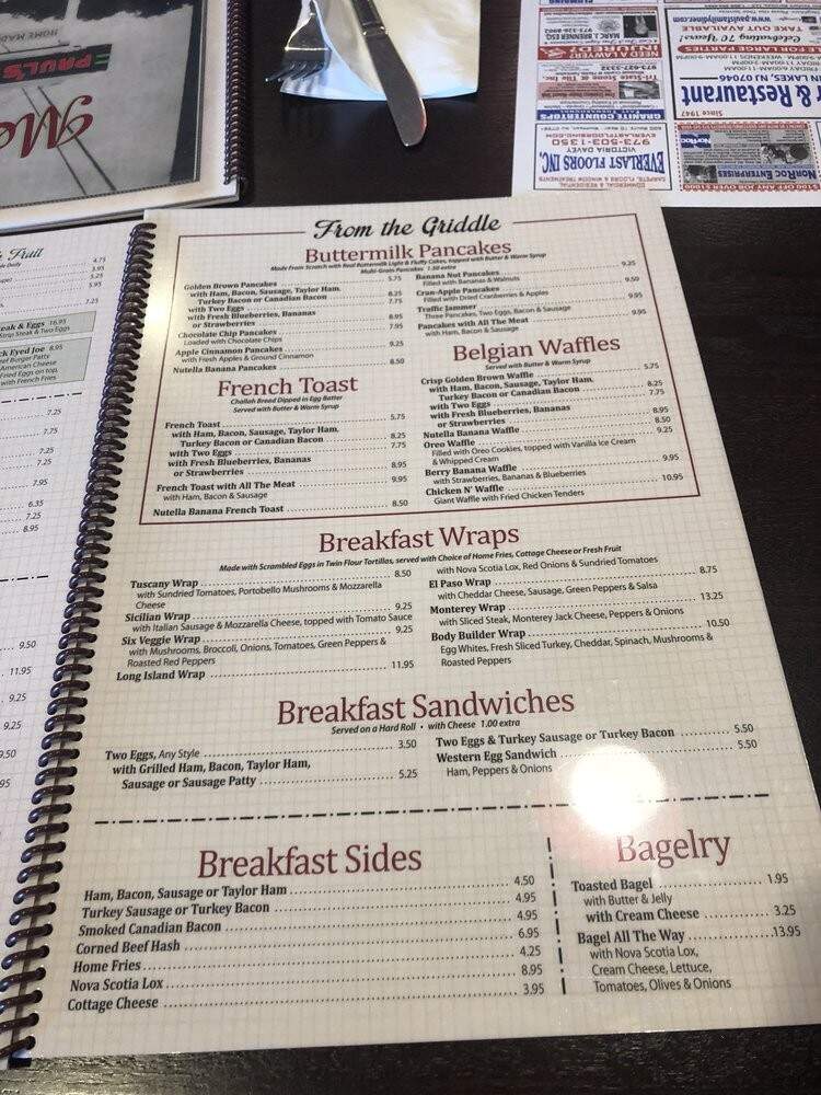 Paul's Family Diner - Mountain Lakes, NJ