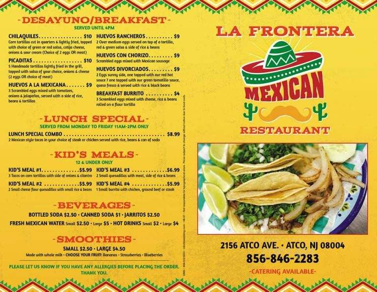 La Frontera Mexican Restaurant - Atco, NJ