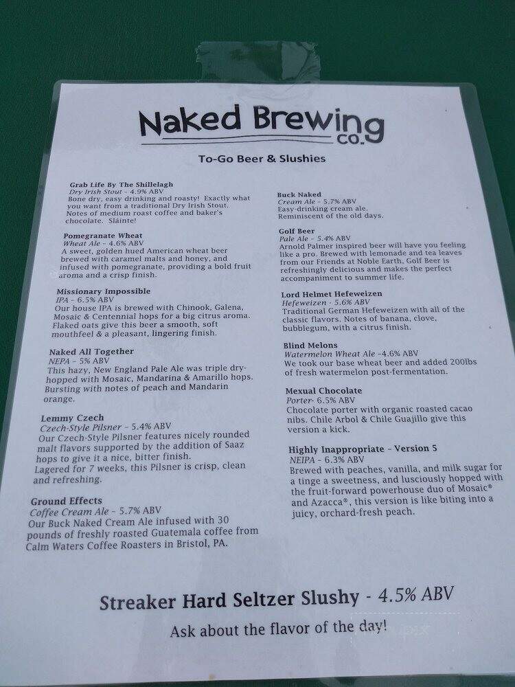Naked Brewing Company - Huntingdon Valley, PA