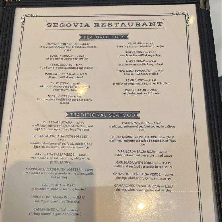 Segovia Restaurant Inc - Moonachie, NJ