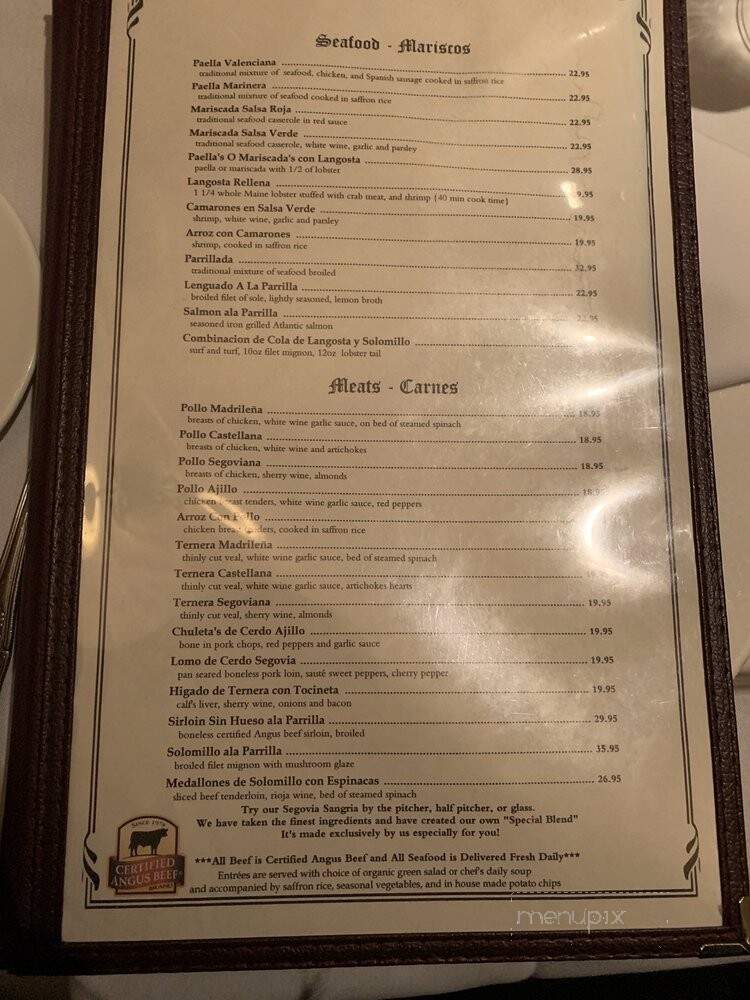 Segovia Restaurant Inc - Moonachie, NJ