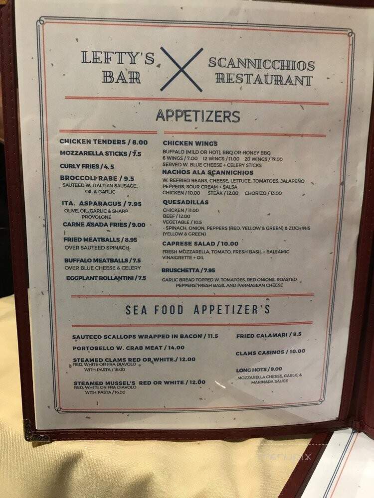 Scannicchio's Restaurant - Atlantic City, NJ