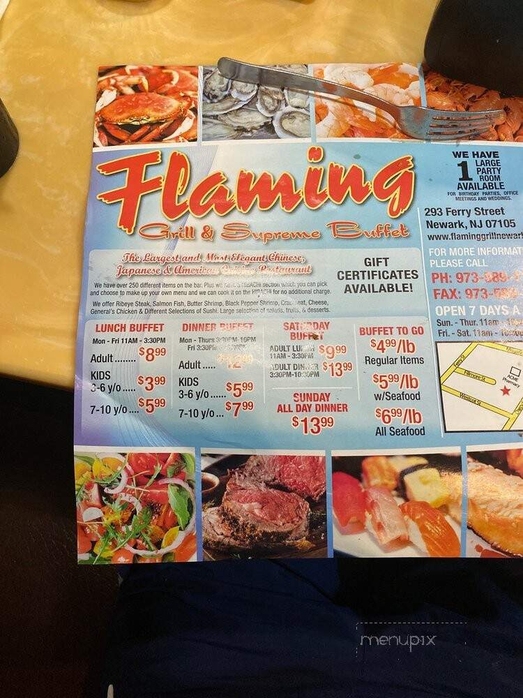 Flaming Grill & Supreme Buffet - Newark, NJ