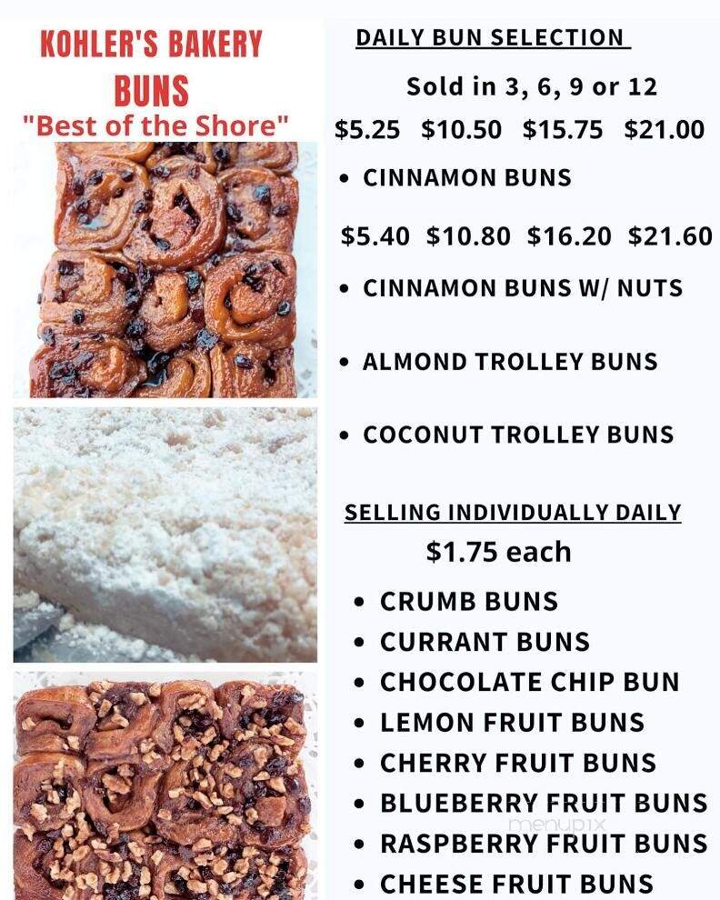 Kohler's Bakery - Avalon, NJ