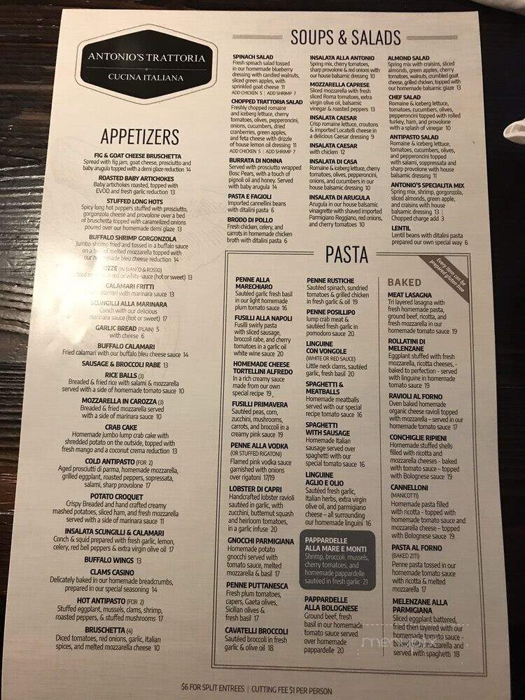 Antonio's Trattoria - Manasquan, NJ