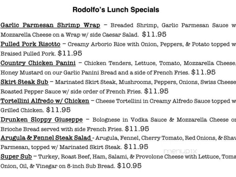 Rodolfo Pizza - South Plainfield, NJ