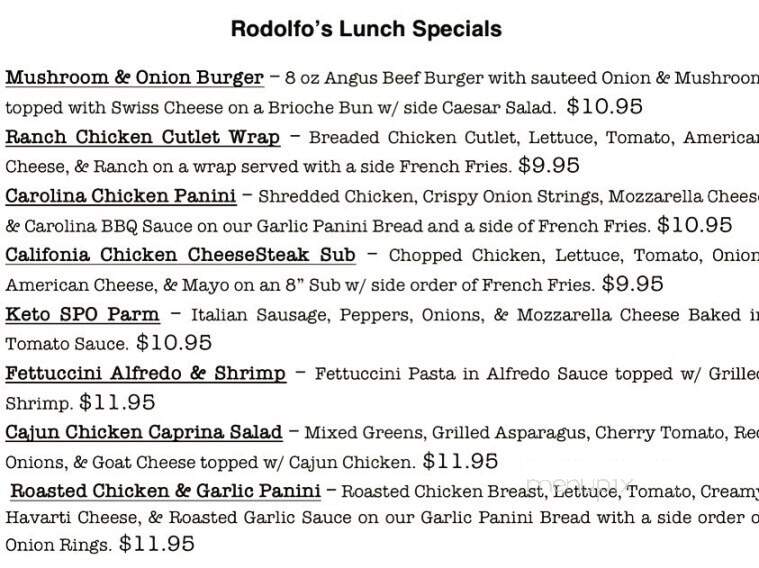 Rodolfo Pizza - South Plainfield, NJ