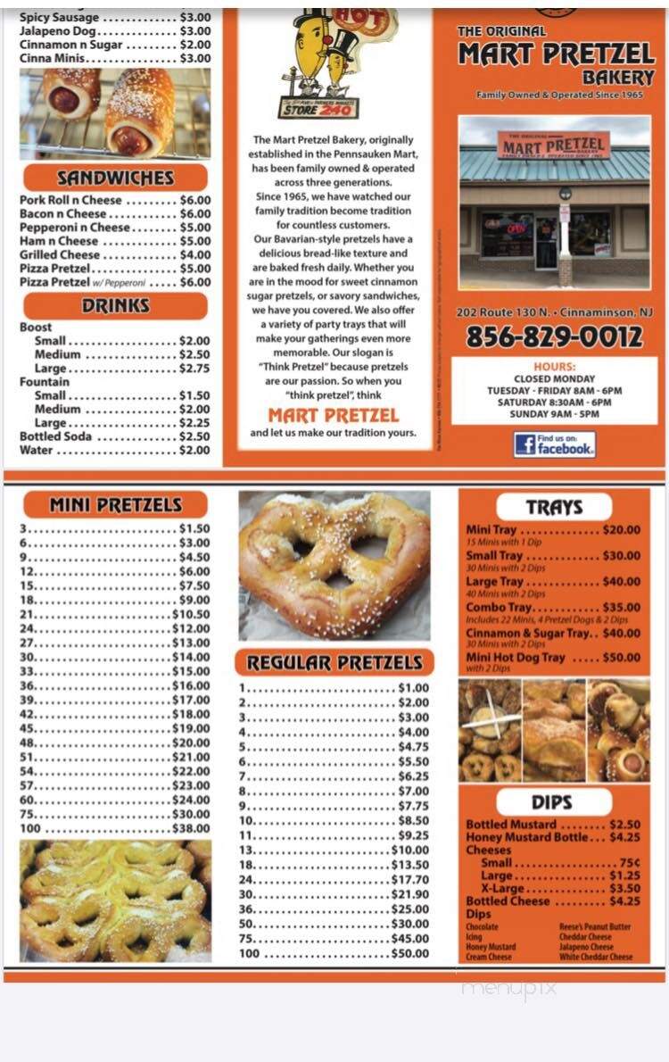 Cass's Mart Pretzel Bakery - Cinnaminson, NJ